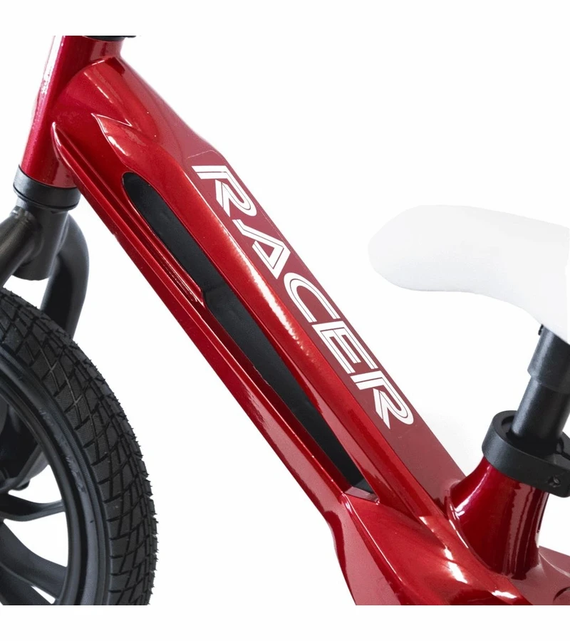 Q Play Racer Balance Bike - Red/White 6 Q Play Racer Balance Bike - Red/White - Image 4