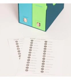 Savor "The Library" Baby Keepsake Box - Ocean 12 Savor "The Library" Baby Keepsake Box - Ocean -Little Unicorn Store savor the library baby keepsake box ocean 254