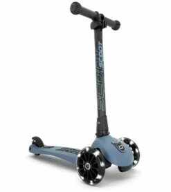 Scoot & Ride HighwayKick3 LED Scooter - Steel