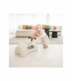 Scoot & Ride My First 3-in-1 Baby Walker & Ride-On - Sand -Little Unicorn Store scoot ride my first 3 in 1 baby walker ride on rose 71