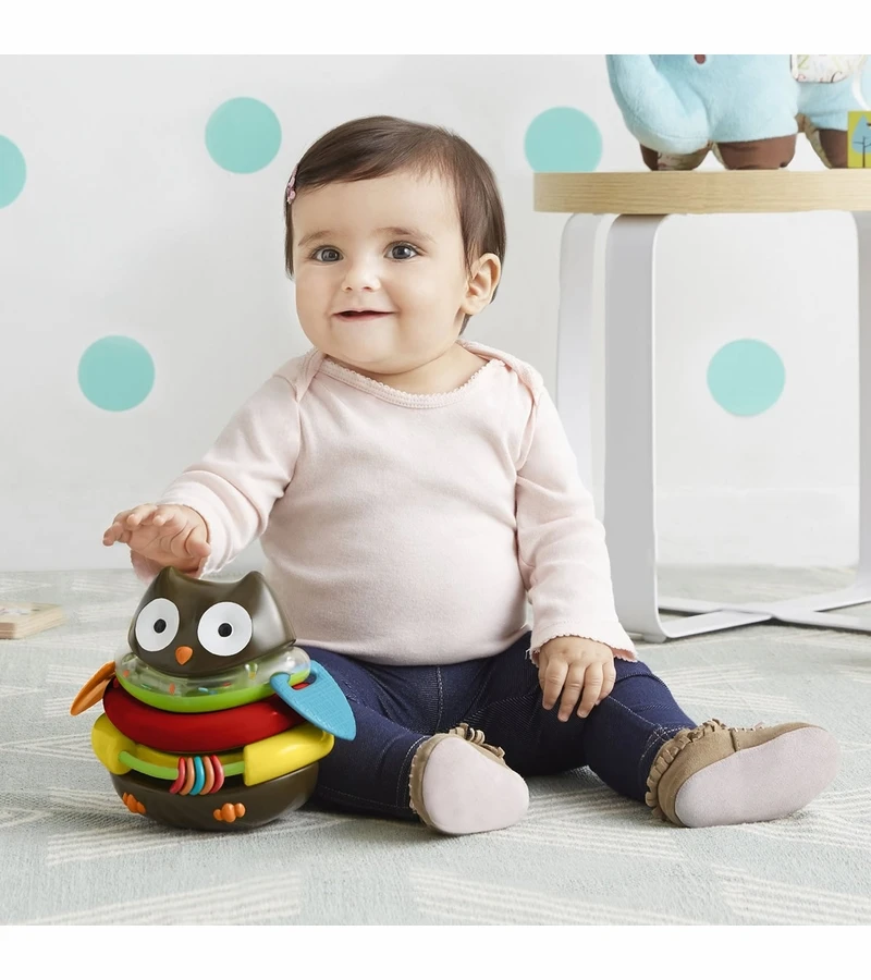 Skip Hop Explore & More Rocking Stacker - Owl 4 Skip Hop Explore & More Rocking Stacker - Owl - Image 2