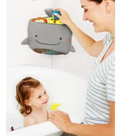 Skip Hop Moby Corner Bath Toy Organizer - Grey -Little Unicorn Store skip hop moby corner bath toy organizer grey 143