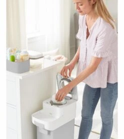 Skip Hop Nursery Style Diaper Pail - Grey 14 Skip Hop Nursery Style Diaper Pail - Grey -Little Unicorn Store skip hop nursery style diaper pail grey 182