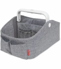 Skip Hop Nursery Style Light-Up Diaper Caddy - Grey