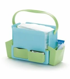 Skip Hop Toolbox Diaper Caddy - Sky Blue/Lime