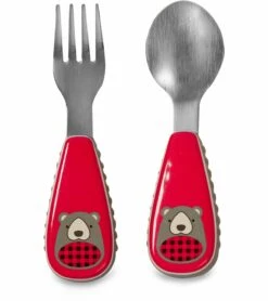 Skip Hop Winter Zoo Mealtime Set - Bear -Little Unicorn Store skip hop winter zoo mealtime set bear 128