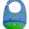 Skip Hop Zoo Fold & Go Silicone Bib - Dinosaur -Little Unicorn Store skip hop zoo fold go silicone bib dinosaur 116