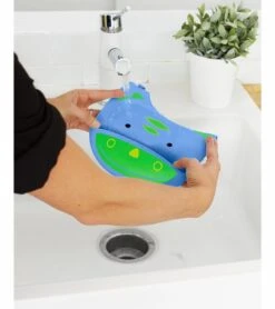 Skip Hop Zoo Fold & Go Silicone Bib - Dinosaur -Little Unicorn Store skip hop zoo fold go silicone bib dinosaur 119