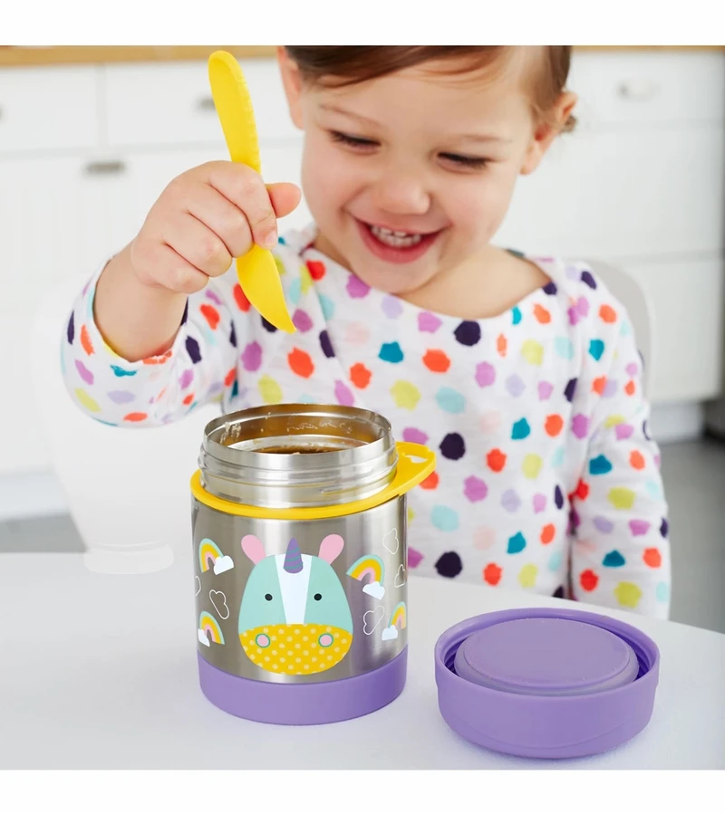 Skip Hop Zoo Food Jar - Unicorn 6 Skip Hop Zoo Food Jar - Unicorn - Image 4