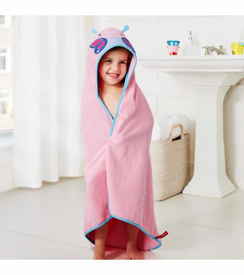 Skip Hop ZOO Hooded Towel - Butterfly 4 Skip Hop ZOO Hooded Towel - Butterfly - Image 2