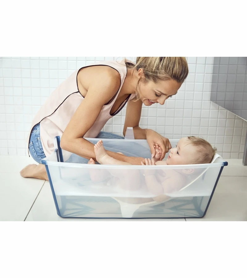 Stokke Flexi Bath Heat Sensitive - Transparent Blue 7 Stokke Flexi Bath Heat Sensitive - Transparent Blue - Image 5