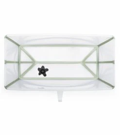 Stokke Flexi Bath Heat Sensitive - Transparent Green -Little Unicorn Store stokke flexi bath heat sensitive transparent green 162