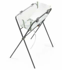Stokke Flexi Bath Heat Sensitive Tub + Newborn Support - Transparent Green -Little Unicorn Store stokke flexi bath heat sensitive tub newborn support transparent green 149