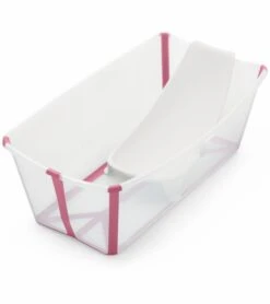 Stokke Flexi Bath & Newborn Support - Transparent Pink