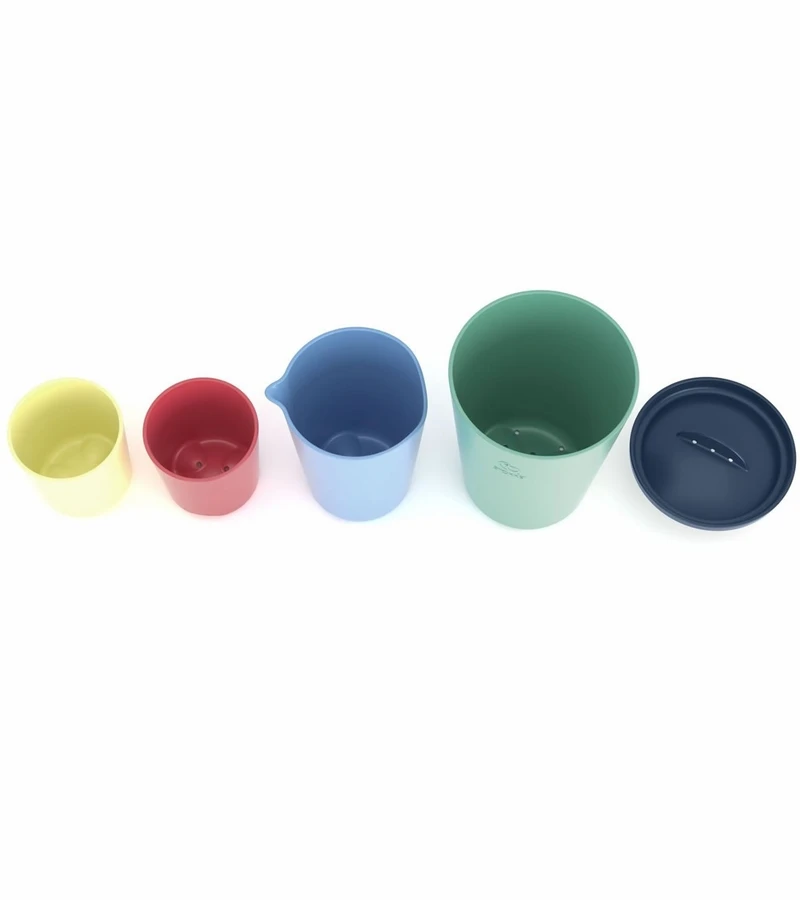 Stokke Flexi Bath Toy Cups - Multi 4 Stokke Flexi Bath Toy Cups - Multi - Image 2