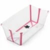 Stokke Flexi Bath - Transparent Pink -Little Unicorn Store stokke flexi bath transparent pink 101
