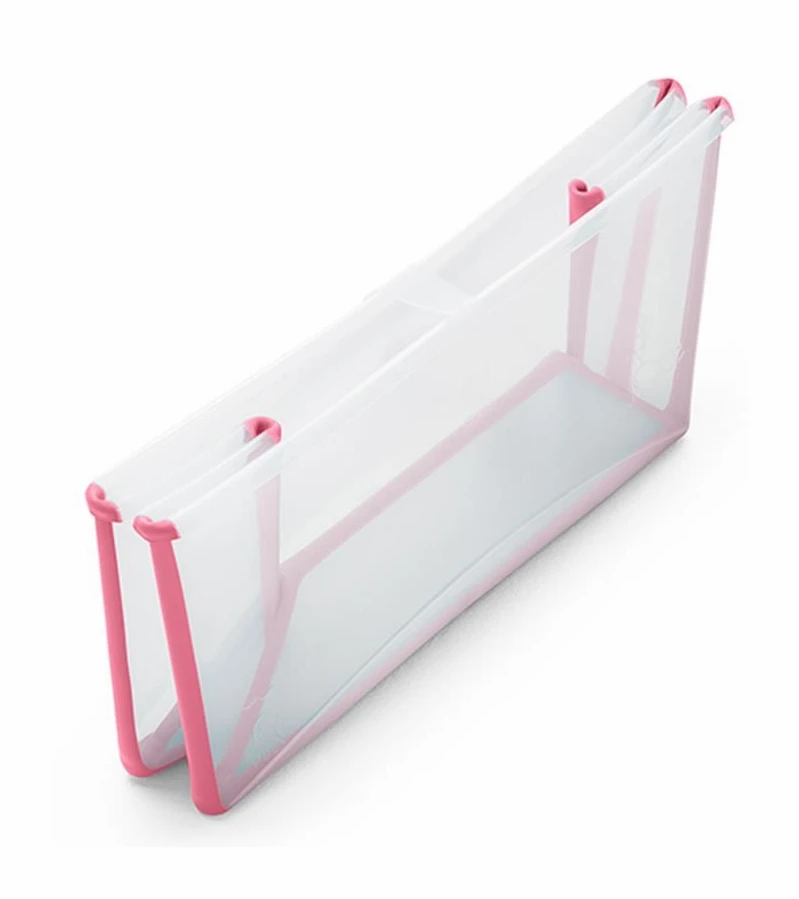Stokke Flexi Bath - Transparent Pink 4 Stokke Flexi Bath - Transparent Pink - Image 2
