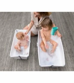 Stokke Flexi Bath X-Large Heat Sensitive - White -Little Unicorn Store stokke flexi bath x large heat sensitive white 122