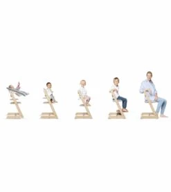 Stokke Tripp Trapp Complete High Chair - Natural/Beige Stripe -Little Unicorn Store stokke tripp trapp complete high chair white green forest 49