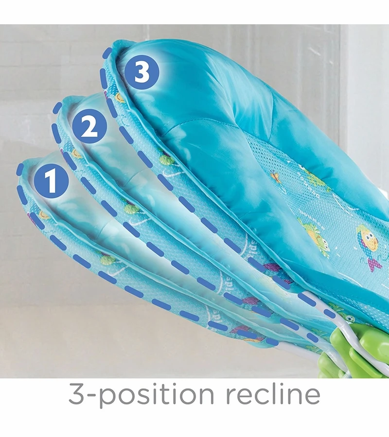 Summer Infant Deluxe Baby Bather - Blue 4 Summer Infant Deluxe Baby Bather - Blue - Image 2