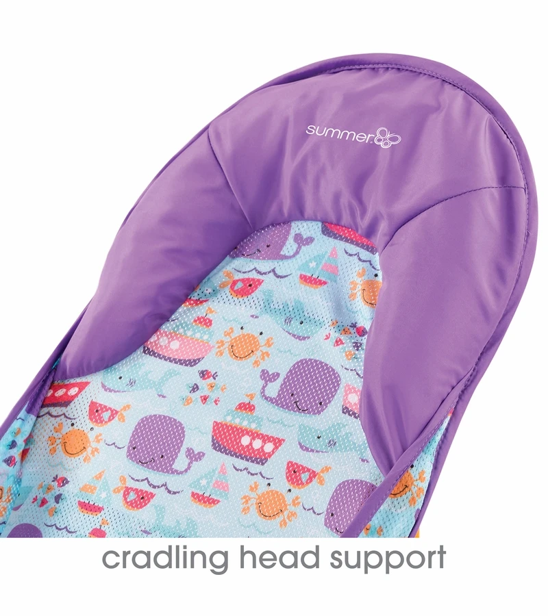 Summer Infant Deluxe Baby Bather - Dolphin Drive 4 Summer Infant Deluxe Baby Bather - Dolphin Drive - Image 2