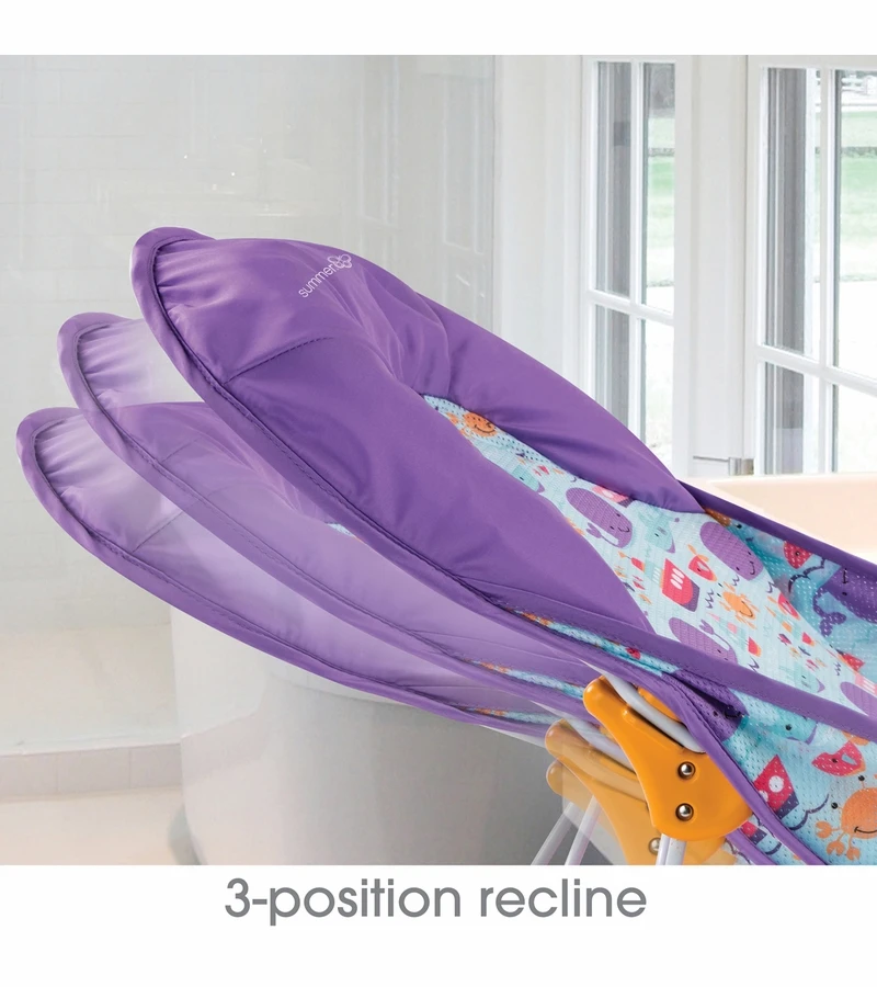 Summer Infant Deluxe Baby Bather - Dolphin Drive 5 Summer Infant Deluxe Baby Bather - Dolphin Drive - Image 3