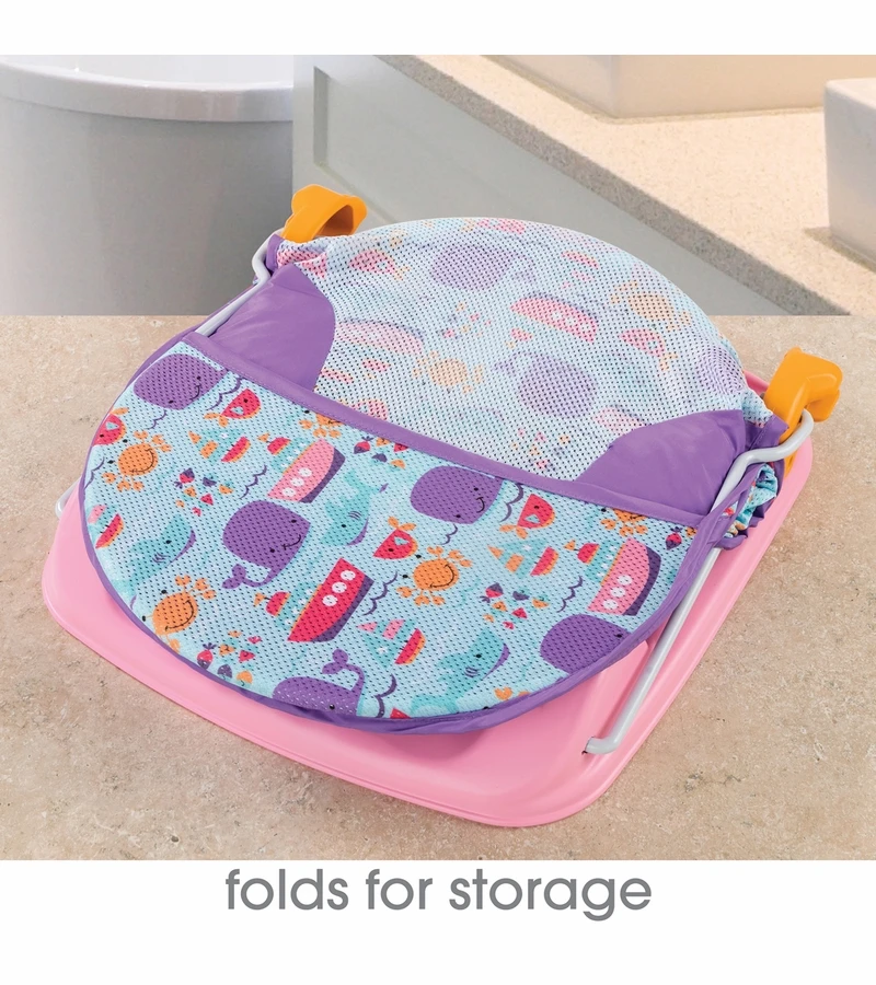 Summer Infant Deluxe Baby Bather - Dolphin Drive 6 Summer Infant Deluxe Baby Bather - Dolphin Drive - Image 4