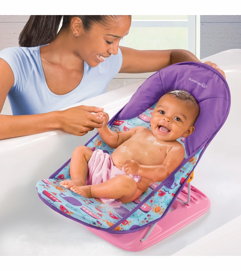 Summer Infant Deluxe Baby Bather - Dolphin Drive 7 Summer Infant Deluxe Baby Bather - Dolphin Drive - Image 5