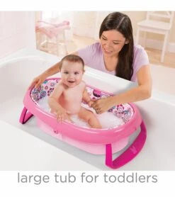 Summer Infant EasyStore Comfort Tub - Pink -Little Unicorn Store summer infant easystore comfort tub pink 159