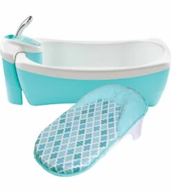 Summer Infant Lil' Luxuries Whirlpool, Bubbling Spa & Shower - Blue