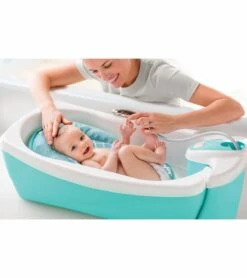 Summer Infant Lil' Luxuries Whirlpool, Bubbling Spa & Shower - Blue -Little Unicorn Store summer infant lil luxuries whirlpool bubbling spa shower blue 245
