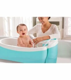 Summer Infant Lil' Luxuries Whirlpool, Bubbling Spa & Shower - Blue -Little Unicorn Store summer infant lil luxuries whirlpool bubbling spa shower blue 246