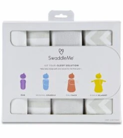 Summer Infant SwaddleMe 1st Year Safe Sleep Gift Set - Grey -Little Unicorn Store summer infant swaddleme 1st year safe sleep gift set grey 224