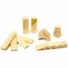 Tegu 14 Piece Magnetic Blocks Set - Natural -Little Unicorn Store tegu 14 piece magnetic blocks set natural 180