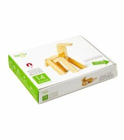 Tegu 14 Piece Magnetic Blocks Set - Natural -Little Unicorn Store tegu 14 piece magnetic blocks set natural 184