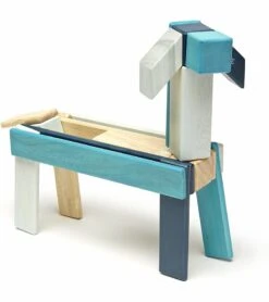 Tegu 24 Piece Magnetic Wooden Block Set - Blues 12 Tegu 24 Piece Magnetic Wooden Block Set - Blues -Little Unicorn Store tegu 24 piece magnetic wooden block set blues 137