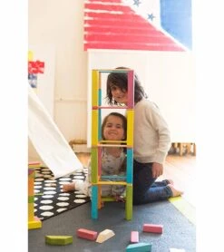 Tegu 24 Piece Magnetic Wooden Block Set - Blues 15 Tegu 24 Piece Magnetic Wooden Block Set - Blues -Little Unicorn Store tegu 24 piece magnetic wooden block set blues 140