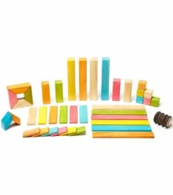 Tegu 42 Piece Magnetic Blocks Set - Tegu Tints