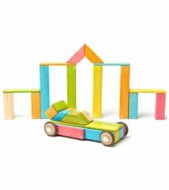 Tegu 42 Piece Magnetic Blocks Set - Tegu Tints -Little Unicorn Store tegu 42 piece magnetic blocks set tegu tints 178