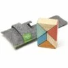 Tegu Pocket Pouch Prism 6 Piece Magnetic Blocks - Sunset -Little Unicorn Store tegu pocket pouch prism 6 piece magnetic blocks sunset 186