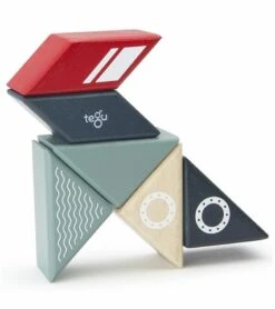 Tegu Travel Pals 6 Piece Magnetic Blocks - Tugboat 11 Tegu Travel Pals 6 Piece Magnetic Blocks - Tugboat -Little Unicorn Store tegu travel pals 6 piece magnetic blocks tugboat 205
