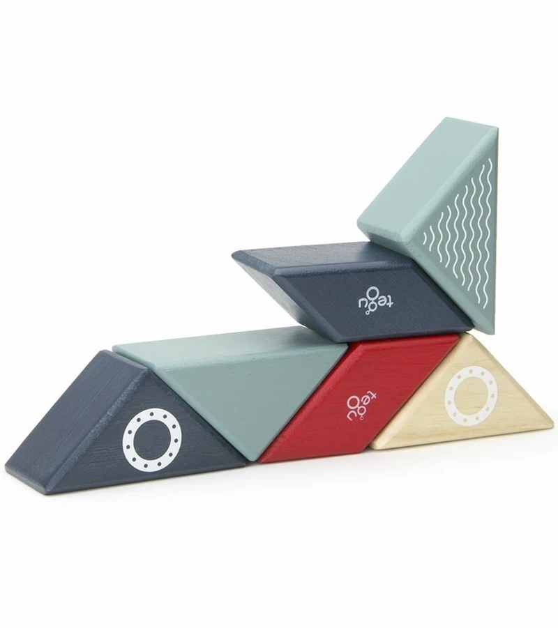 Tegu Travel Pals 6 Piece Magnetic Blocks - Tugboat 7 Tegu Travel Pals 6 Piece Magnetic Blocks - Tugboat - Image 5