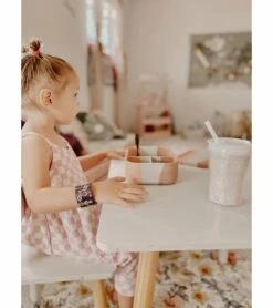 The Dearest Grey Silicone Bento Box - Pink Tie Dye -Little Unicorn Store the dearest grey silicone bento box pink tie dye 109