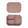 The Dearest Grey Silicone Bento Box - Rosewood