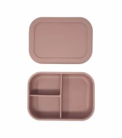 The Dearest Grey Silicone Bento Box - Rosewood