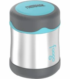 Thermos Foogo Vacuum Insulated Stainless Steel Food Jar 10oz - Charcoal/Teal