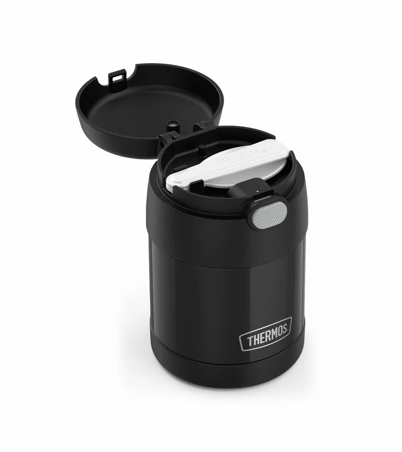 Thermos FUNtainer Stainless Steel Food Jar, 10oz - Matte Black 4 Thermos FUNtainer Stainless Steel Food Jar, 10oz - Matte Black - Image 2
