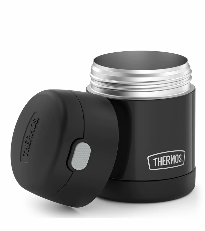 Thermos FUNtainer Stainless Steel Food Jar, 10oz - Matte Black 5 Thermos FUNtainer Stainless Steel Food Jar, 10oz - Matte Black - Image 3