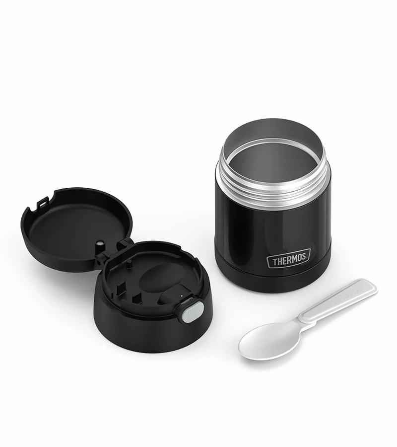 Thermos FUNtainer Stainless Steel Food Jar, 10oz - Matte Black 6 Thermos FUNtainer Stainless Steel Food Jar, 10oz - Matte Black - Image 4