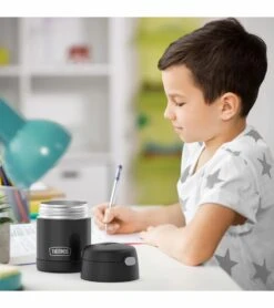 Thermos FUNtainer Stainless Steel Food Jar, 10oz - Matte Black 11 Thermos FUNtainer Stainless Steel Food Jar, 10oz - Matte Black -Little Unicorn Store thermos funtainer stainless steel food jar 10oz matte black 115